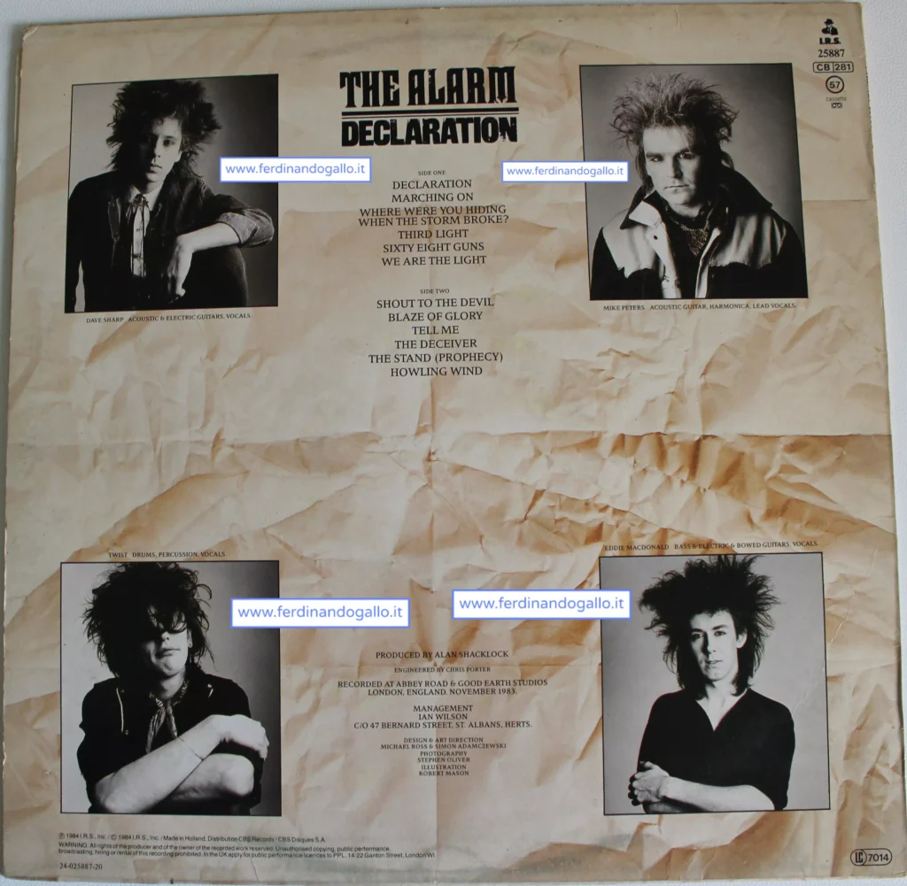 The Alarm-Declaration-Recensione 2024