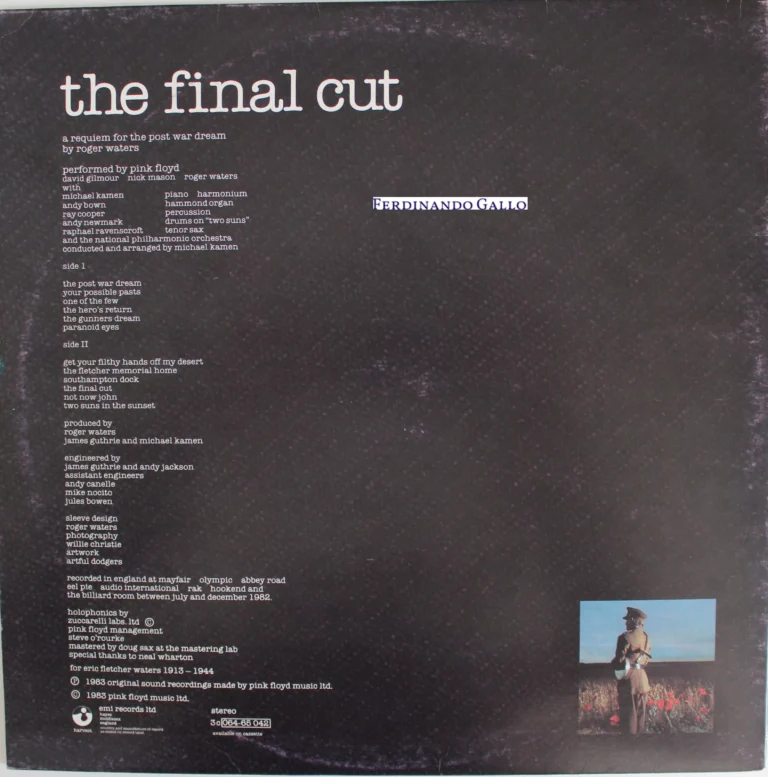 Pink Floyd-The Final Cut